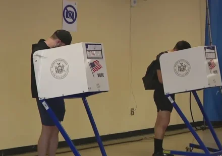 Brooklyn voters participating in the 2026 primary election across congressional and state legislative races