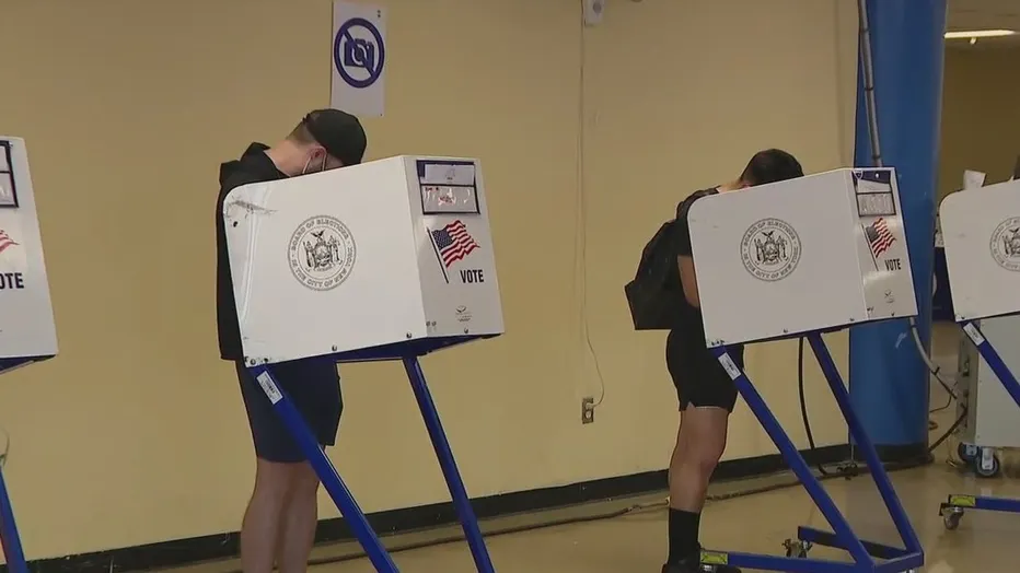 Brooklyn voters participating in the 2026 primary election across congressional and state legislative races