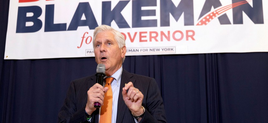 Bruce Blakeman campaign and super PAC activity during the 2026 New York governor election
