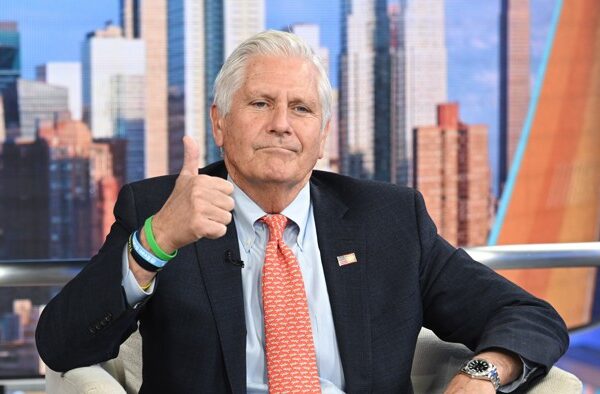 Bruce Blakeman discussing campaign fundraising during New York's 2026 gubernatorial election.