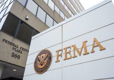 Election workers and cybersecurity infrastructure illustrating FEMA election security funding requirements and election administration.