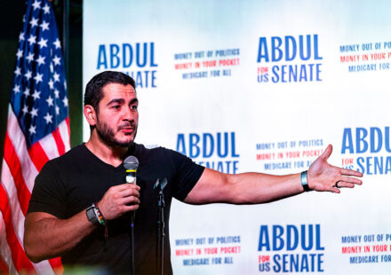 Michigan Democratic Senate candidates campaigning ahead of the August 2026 primary election.