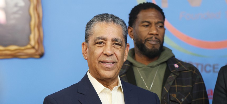 Campaign finance filings showing super PAC spending supporting Adriano Espaillat during the 2026 primary election.