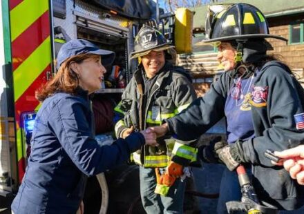Kathy Hochul receives firefighter union endorsements during the 2026 New York governor election