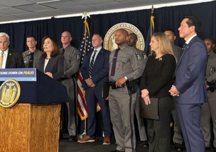 Kathy Hochul and Bruce Blakeman campaign on affordability and household costs ahead of the New York gubernatorial election.