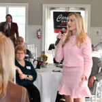 Caroline Shinkle campaigns in the NY-12 congressional race against Micah Lasher